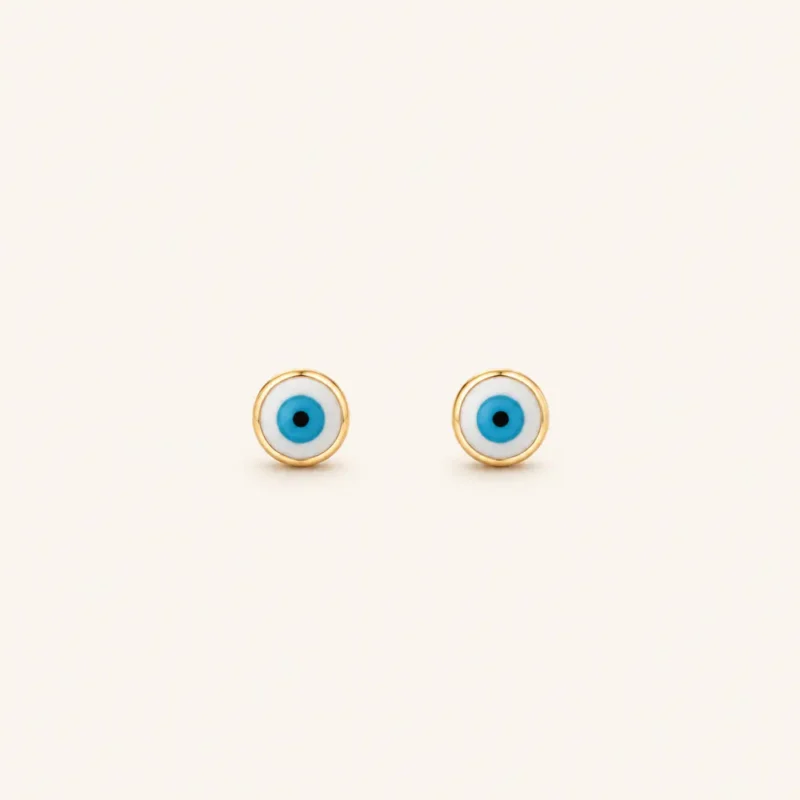 gold-blue-evil-eye-stud-earring-on-ear-missgallery