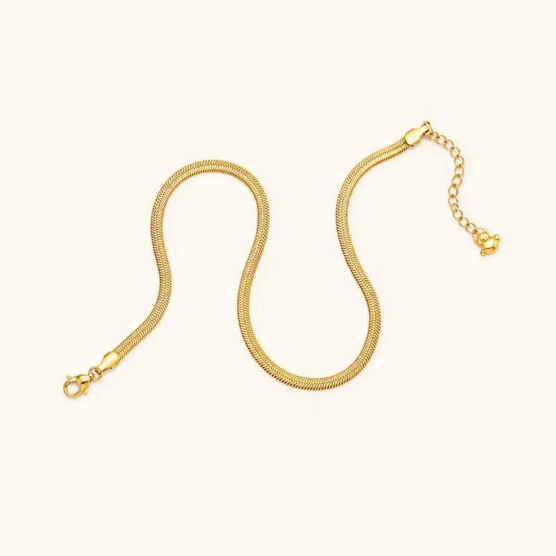 gold-herringbone-anklet-missgallery