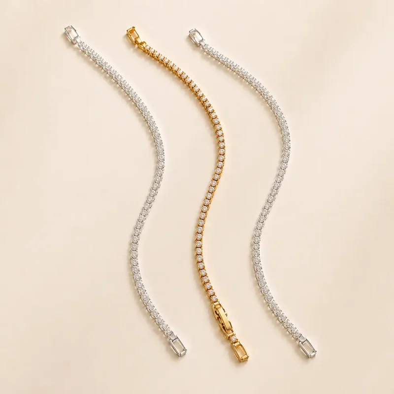silver-gold-tennis-bracelets-missgallery