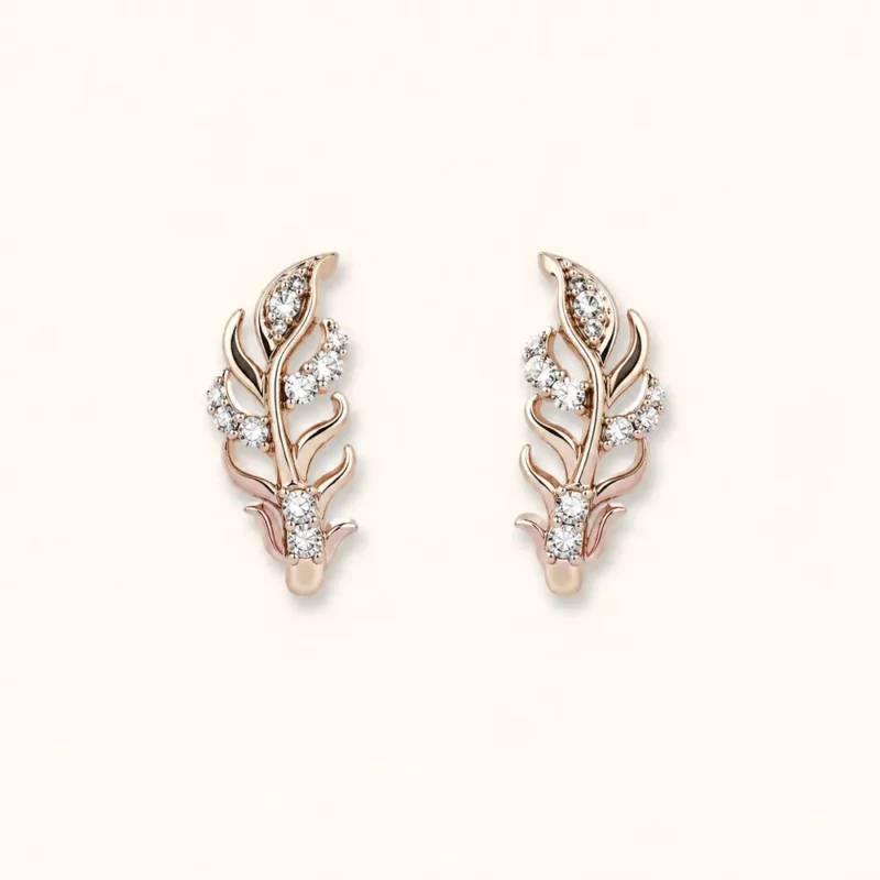 silver-leaf-rhinestone-earrings-missgallery