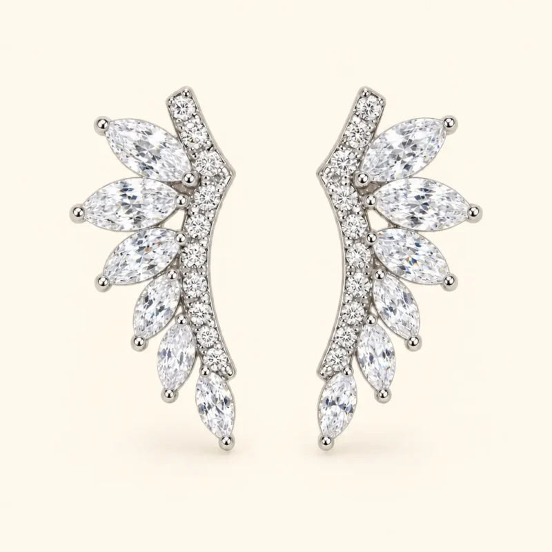 rhodium_white_stone_cluster_leaf_earrings_juping_missgallery